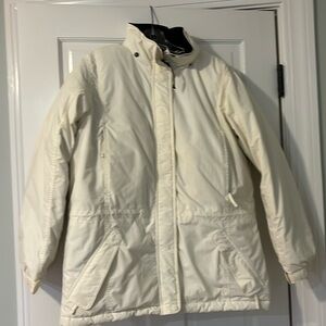 LL Bean white down jacket. Size M. Excellent condition.